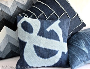 DIY: Denim Pillows